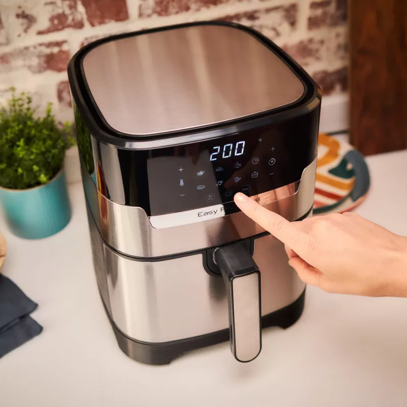 Tefal Easy Fry & Grill EY505D Vienvietis 4,2 L Atskiras 1550 W Karšto oro gruzdintuvė Nerūdijantis plienas