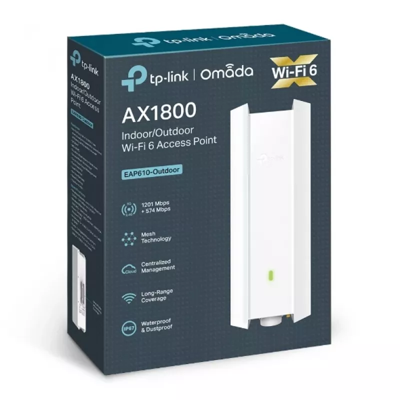 TP-Link Omada EAP610-Outdoor 1800 Mbit/s White Power over Ethernet (PoE)