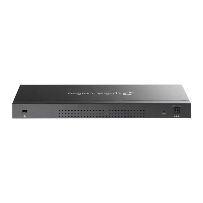 TP-Link Omada 16 prievadų „Gigabit“ išmanusis jungiklis su 8 prievadais PoE+, valdomas, L2/L2+, „Gigabit Ethernet“ (10/100/1000), maitinimas per Ethernet (PoE), montavimas stove