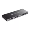 TP-Link Omada 16 prievadų „Gigabit“ išmanusis jungiklis su 8 prievadais PoE+, valdomas, L2/L2+, „Gigabit Ethernet“ (10/100/1000), maitinimas per Ethernet (PoE), montavimas stove