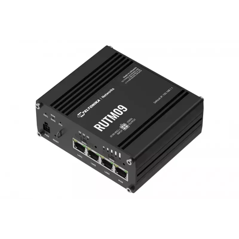 Laidinis maršrutizatorius Teltonika RUTM09 Gigabit Ethernet 4G LTE