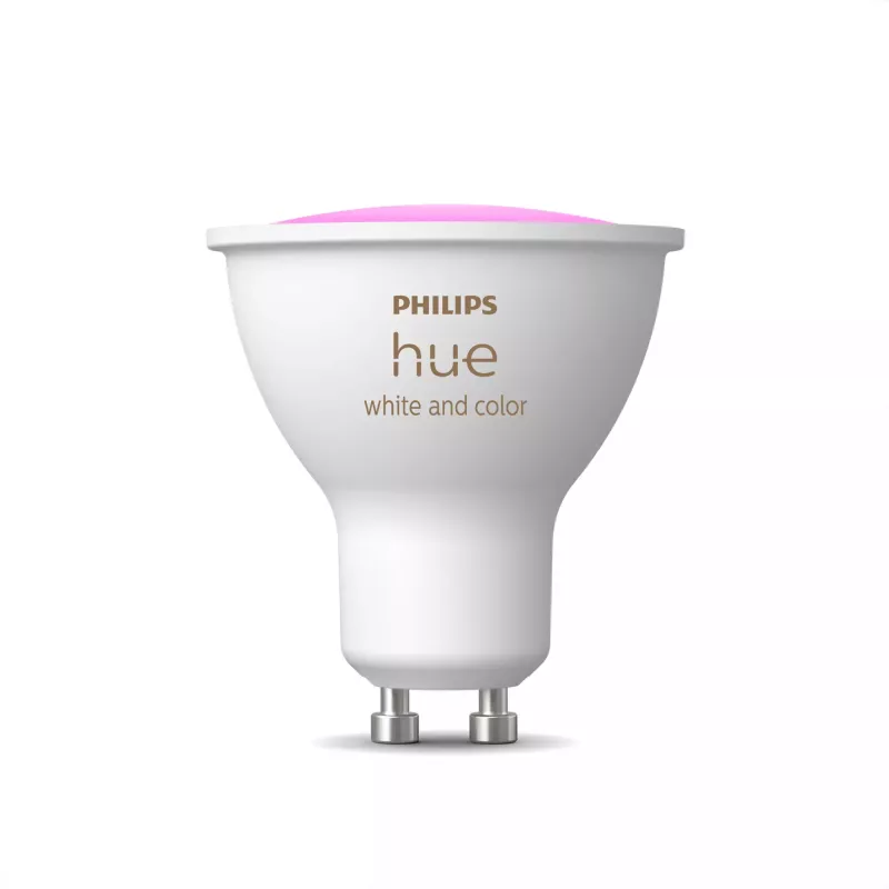 Philips Hue White and colour ambience GU10 – protingas prožektorius