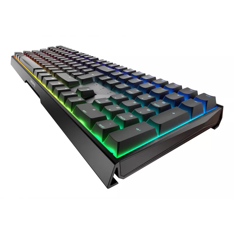 CHERRY MX 3.0S RGB klaviatūra, skirta žaidimams, USB, QWERTZ, vokiška, juoda