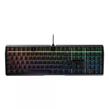 CHERRY MX 3.0S RGB klaviatūra Gaming USB QWERTZ vokiška juoda