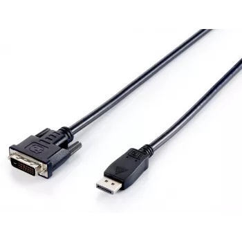 Equip DisplayPort į DVI-D Dual Link laidas, 2 m, 2 m, DisplayPort, DVI-D, Vyriškas, Vyriškas, 1920 x 1200 pikselių