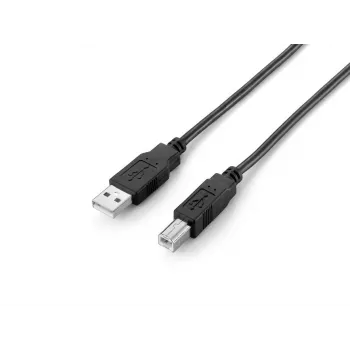 Equip USB 2.0 Type A to Type B kabelis, 2,0 m, juodas