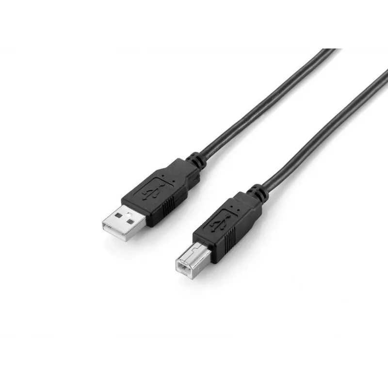 Equip USB 2.0 Type A to Type B kabelis, 2,0 m, juodas