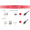 Equip USB 2.0 Type A to Type B kabelis, 2,0 m, juodas