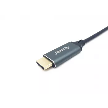 Equip USB-C į HDMI kabelį, M/M, 2.0m, 4K/60Hz, 2 m, USB Type-C, HDMI Type A (Standard), Vyr., Vyr., Tiesus