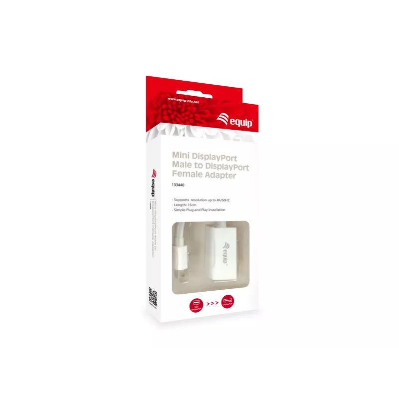 Mini DisplayPort į DisplayPort adapteris Equip 133440