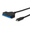 Equip USB Type C to SATA kabelis, Juoda, 6 Gbit/s, 50 mm, 150 mm, 500 mm, 50 g