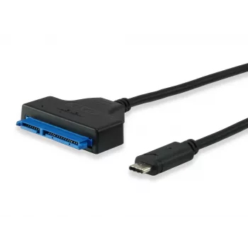 Equip USB Type C to SATA kabelis, Juoda, 6 Gbit/s, 50 mm, 150 mm, 500 mm, 50 g