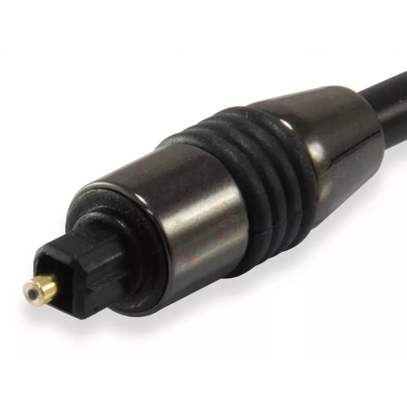 Equip TOSLINK optinis SPDIF skaitmeninis garso kabelis, 1,8 m, TOSLINK, kištukas, TOSLINK, kištukas, 1,8 m, juodas