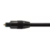 Equip TOSLINK optinis SPDIF skaitmeninis garso kabelis, 1,8 m, TOSLINK, kištukas, TOSLINK, kištukas, 1,8 m, juodas