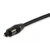 Equip TOSLINK optinis SPDIF skaitmeninis garso kabelis, 1,8 m, TOSLINK, kištukas, TOSLINK, kištukas, 1,8 m, juodas