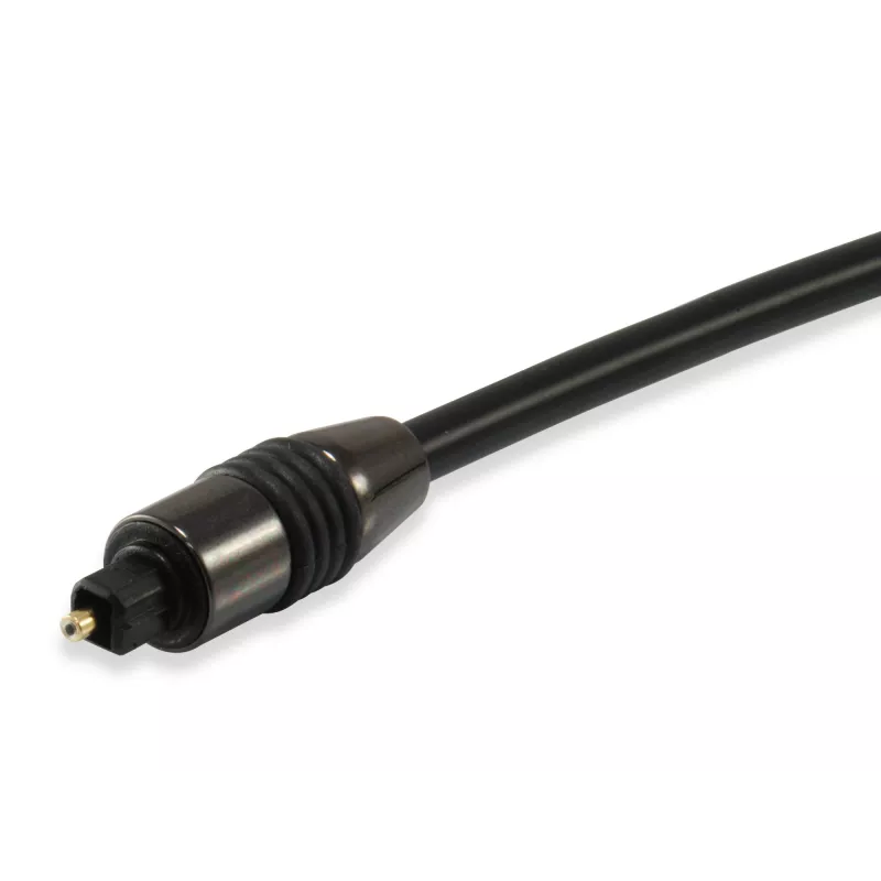 Equip TOSLINK optinis SPDIF skaitmeninis garso kabelis, 1,8 m, TOSLINK, kištukas, TOSLINK, kištukas, 1,8 m, juodas