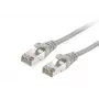 Equip Cat.6 S/FTP Patch Cable, 10m, Gray, 10 m, Cat6, S/FTP (S-STP), RJ-45, RJ-45, Grey