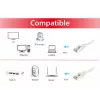 Equip Cat.6A S/FTP Patch Cable, 20m, White, 20 m, Cat6a, S/FTP (S-STP), RJ-45, RJ-45, White