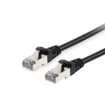 Equip Cat.6A S/FTP jungiamasis kabelis, 0,25 m, juodas, Cat6a, S/FTP (S-STP), RJ-45, RJ-45
