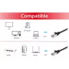 Equip Cat.6A S/FTP Patch Cable, 0,5, juoda, 0,5 m, Cat6a, S/FTP (S-STP), RJ-45, RJ-45, juoda