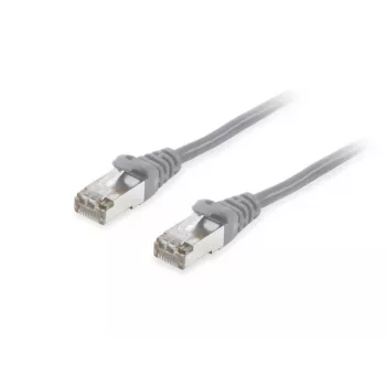 Equip Cat.6A S/FTP jungiamasis kabelis, 0,5 m, pilka, 0,5 m, Cat6a, S/FTP (S-STP), RJ-45, RJ-45, pilka