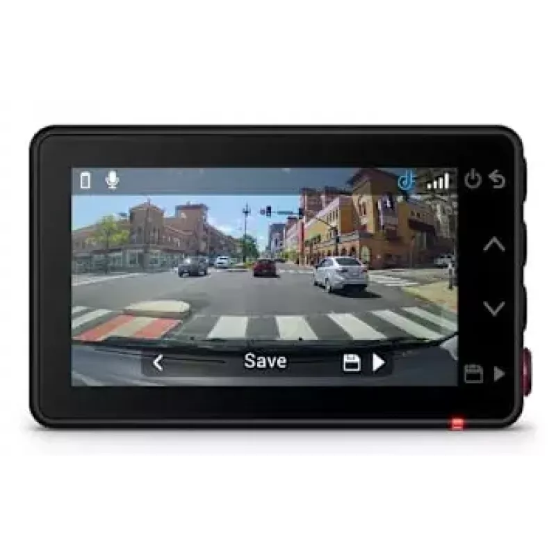 Vaizdo registratorius GARMIN X210 automobilinė kamera, 2560×1440 Quad HD, 140° matymo kampas, GPS, Wi‑Fi, jutiklinis ekranas, baterija 20 min., USB‑C