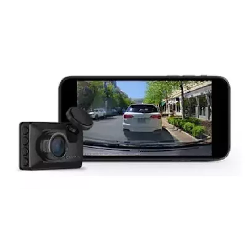 Vaizdo registratorius GARMIN X210 automobilinė kamera, 2560×1440 Quad HD, 140° matymo kampas, GPS, Wi‑Fi, jutiklinis ekranas, baterija 20 min., USB‑C