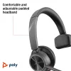 HP Poly Voyager 4310 Microsoft Teams sertifikuota USB-A ausinė + BT700 adapteris