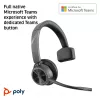 HP Poly Voyager 4310 Microsoft Teams sertifikuota USB-A ausinė + BT700 adapteris