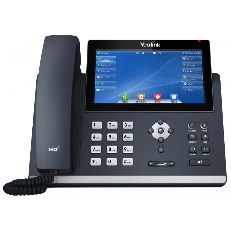 Yealink SIP-T48U IP telefonas pilkas LED Wi-Fi