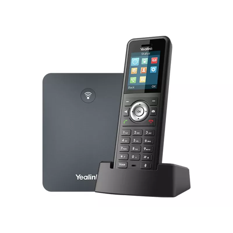 Yealink W79P IP telefonas Juodas 20 linijų TFT Wi-Fi
