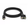 Equip DisplayPort laido kištukas į VGA (HD15) laido kištuką, 2 m, VGA (D-Sub), DisplayPort, laido kištukas, laido kištukas, tiesus
