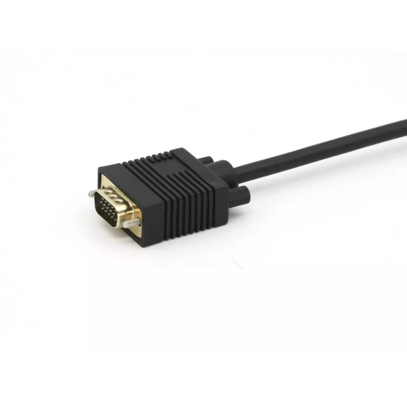 Equip DisplayPort laido kištukas į VGA (HD15) laido kištuką, 2 m, VGA (D-Sub), DisplayPort, laido kištukas, laido kištukas, tiesus