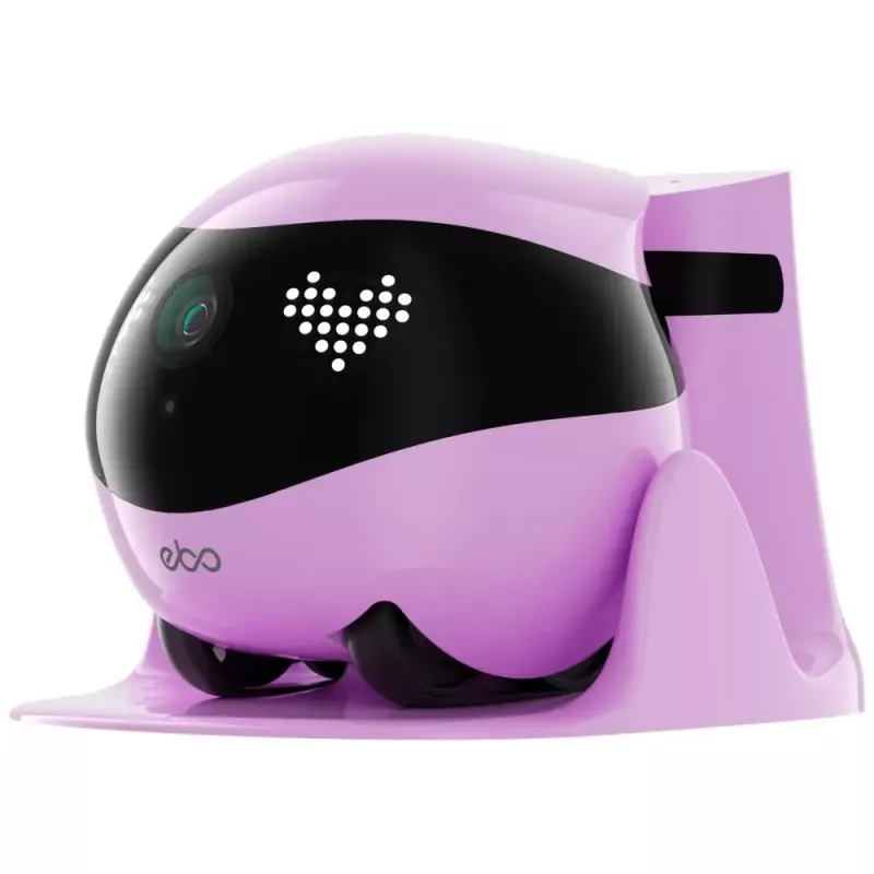 Stebėjimo robotas Enabot EBO AIR 2 — mobilioji namų kamera, rožinė