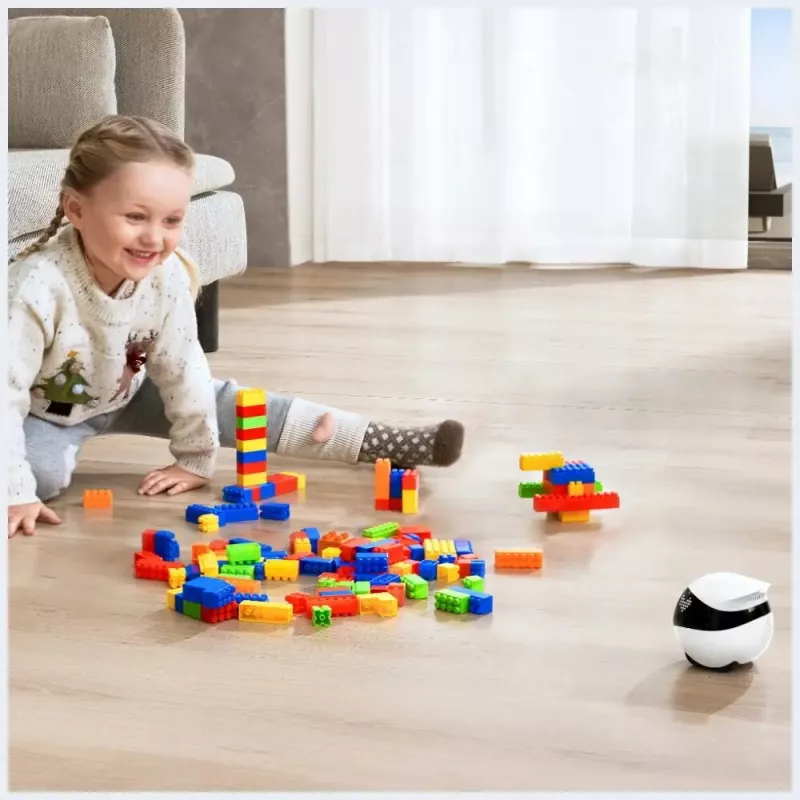 Stebėjimo robotas Enabot EBO AIR 2 — mobilioji namų kamera, rožinė