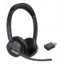 Yealink WH64 Hybrid Dual Teams ausinės belaidės antgalvinės biurui/skambučių centrui Micro-USB Bluetooth juodos