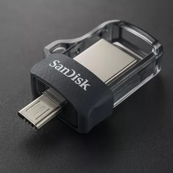 WESTERN DIGITAL SanDisk ULTRA DUAL DRIVE M3.0 - 32GB USB atmintukas - micro-USB / USB 3.0