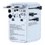 Verbatim Charge 'n' Travel 100W Universalus kelioninis adapteris su įtraukiamu kabeliu, mėlynas