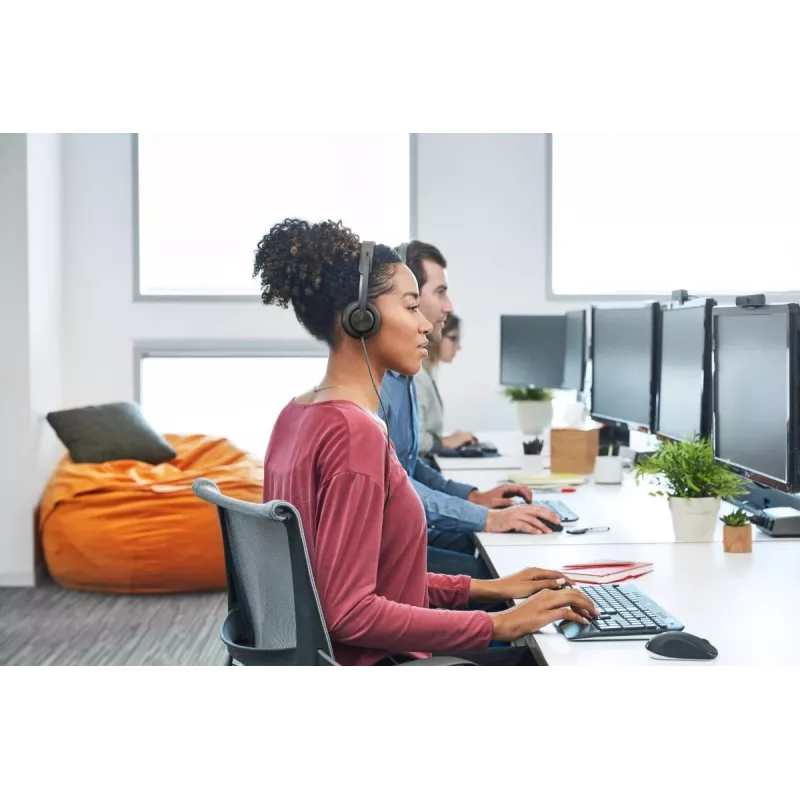 LOGITECH Zone Wired - USB-C / USB-A - Ausinė - MSFT Teams Zone - Juoda