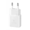 Mobiliojo įrenginio įkroviklis Samsung EP-T1510NWEGEU, 15 W USB-C, 100–240 V kintamoji srovė, skirtas naudoti patalpose, baltas