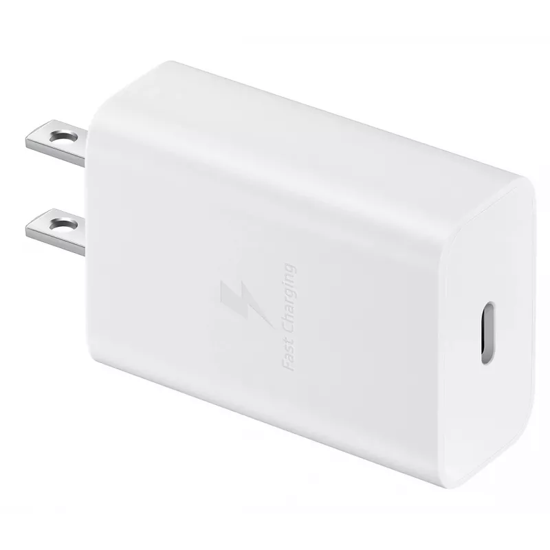 Mobiliojo įrenginio įkroviklis Samsung EP-T1510NWEGEU, 15 W USB-C, 100–240 V kintamoji srovė, skirtas naudoti patalpose, baltas
