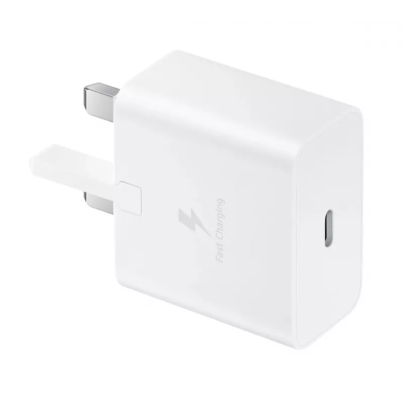 Mobiliojo įrenginio įkroviklis Samsung EP-T1510NWEGEU, 15 W USB-C, 100–240 V kintamoji srovė, skirtas naudoti patalpose, baltas