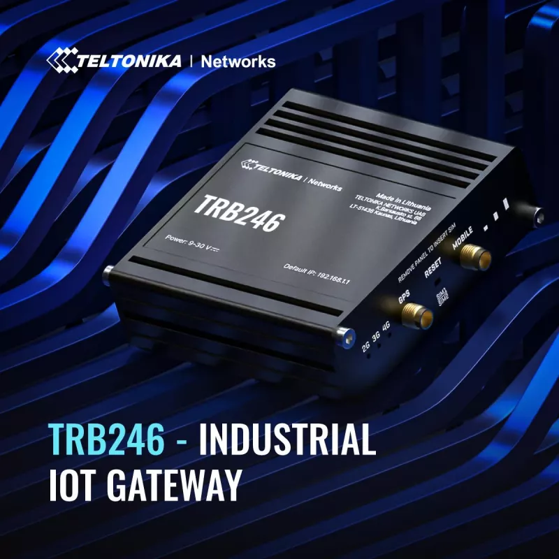 TELTONIKA Trb246 4g/lte tinklų sietuvas