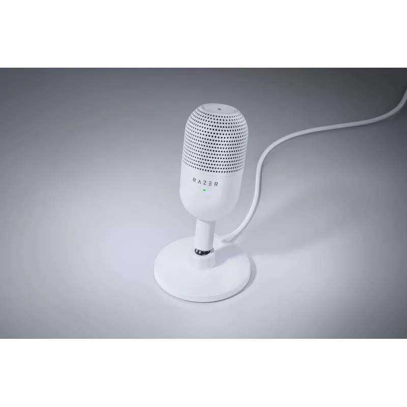 RAZER Seiren V3 Mini stalo mikrofonas - balta