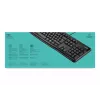 LOGITECH K120 klaviatūra - USB laidinė - QWERTY US/International