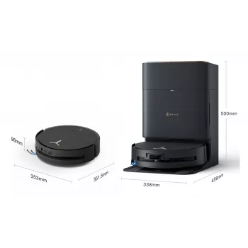 Ecovacs Deebot X9 Pro Omni Juoda