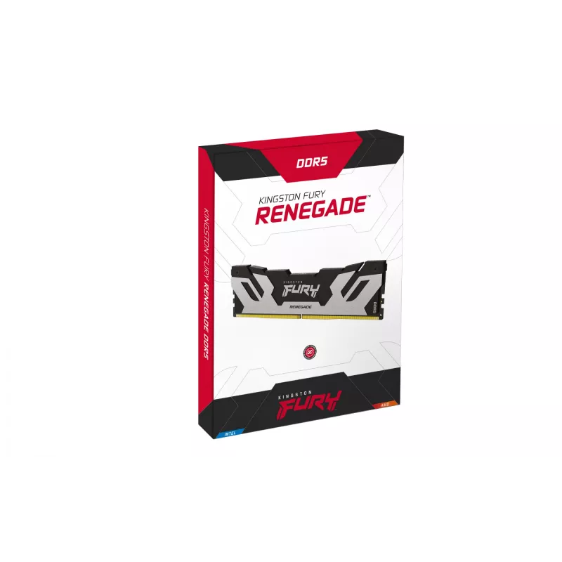 Kingston Technology FURY 96GB 6000MT/s DDR5 CL32 DIMM (2 rinkinys) Renegade Silver XMP