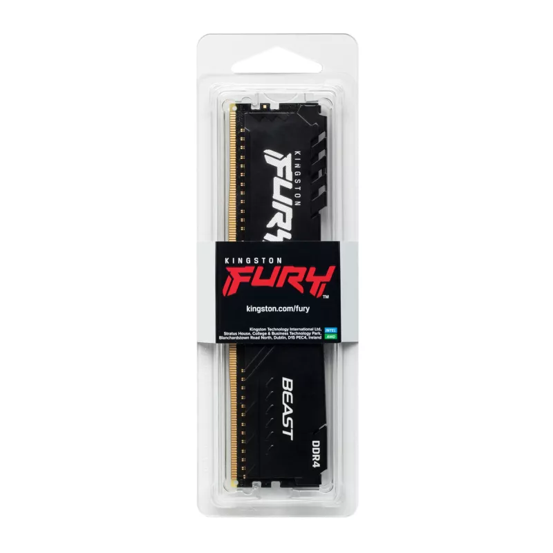 Kingston Technology FURY Beast 32 GB 3600 MT/s DDR4 CL18 DIMM juoda