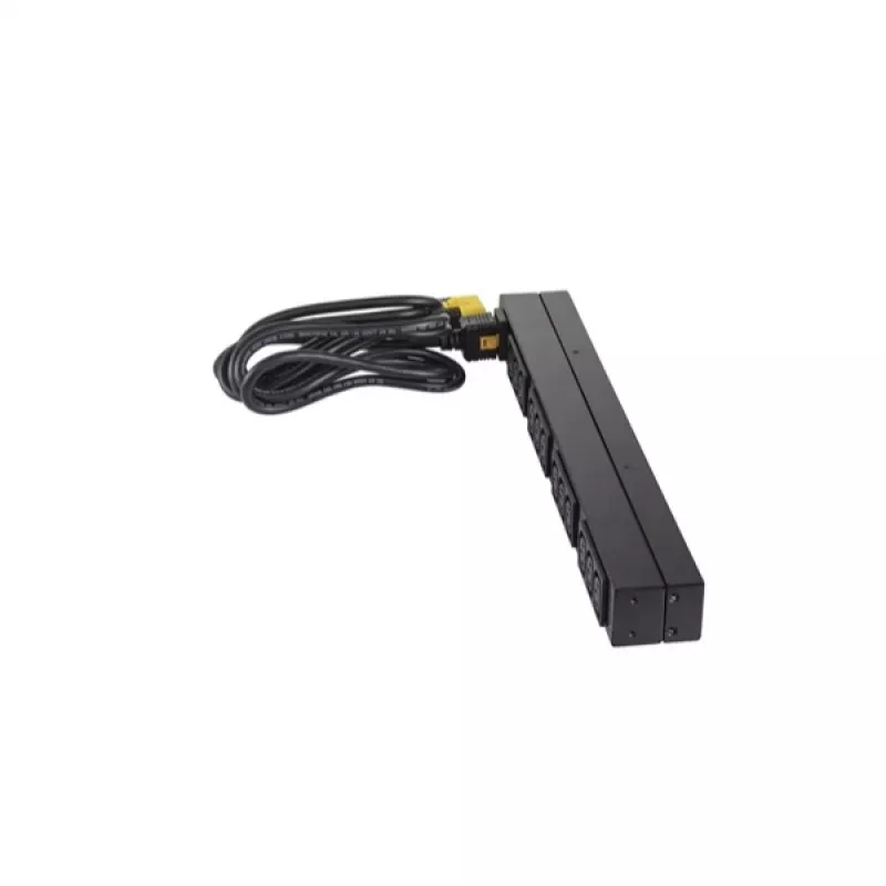 APC NetShelter Basic Rack PDU, 1U, 1PH, 3,7kW 230V 16A arba 3,3kW 208V 16A, x12 C13 lizdų, C20 laidas