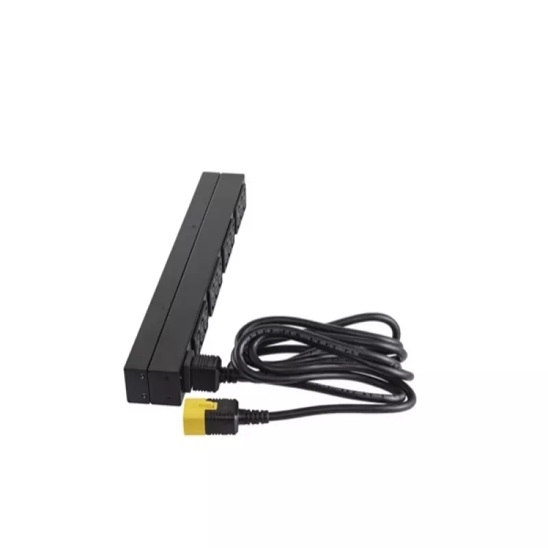 APC NetShelter Basic Rack PDU, 1U, 1PH, 3,7kW 230V 16A arba 3,3kW 208V 16A, x12 C13 lizdų, C20 laidas